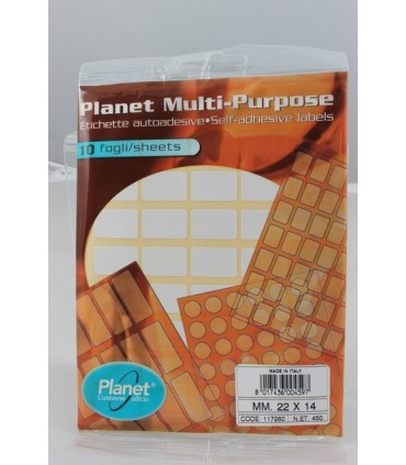 Et. Adesive in bustina  mm. 22x14