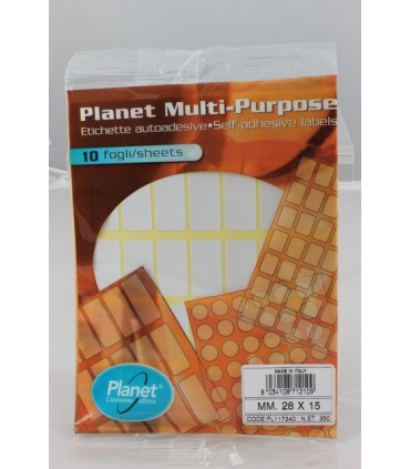 Et. Adesive in bustina  mm. 28x15