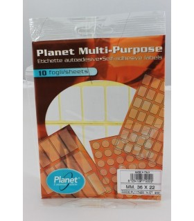 Et. Adesive in bustina  mm. 36x22