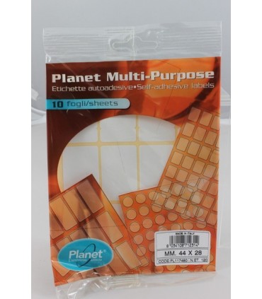 Et. Adesive in bustina  mm. 44x28