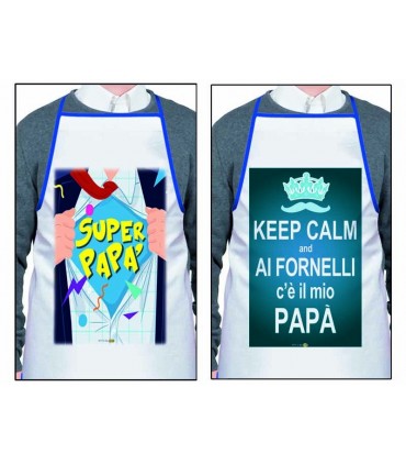 Grembiule Festa del Papà disponibile in due fantasie