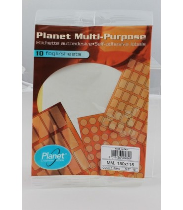 Et. Adesive in bustina  mm. 150x115