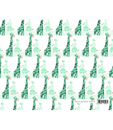 Carta Regalo Marpimar Flower&  conf. 100 fogli assortiti in 10 fantasie