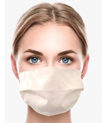 Mascherina in Cotone Traspirante Lavabile conf. 10 pz.