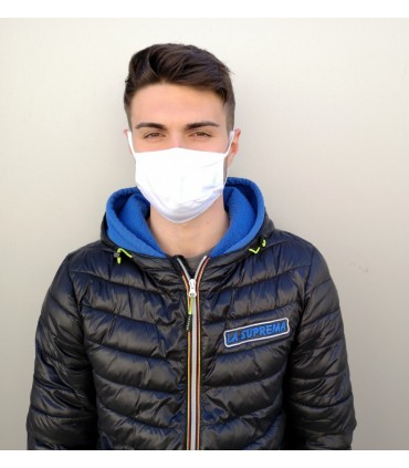 Mascherina in Cotone Traspirante Lavabile conf. 10 pz.