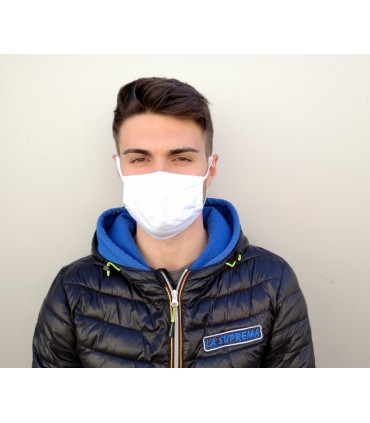 Mascherina in Cotone Traspirante Lavabile conf. 10 pz.