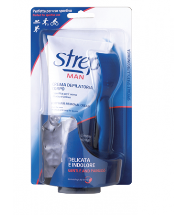 Crema Depilatoria Strep Man 200ml con Spatola