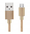 Cavo Micro USB Lilli Gold in Nylon 1MT