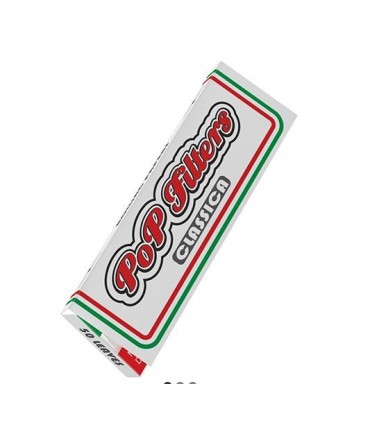 Cartina Classica  Corta Pop Filters White Line conf. da 50 libretti da 50 cartine