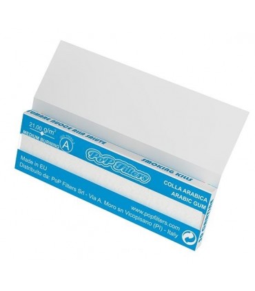 Cartina Classica Corta Pop Filters Blu Line conf. da 50 libretti da 50 cartine