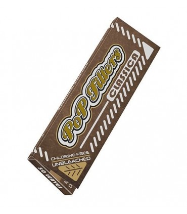 Cartina Classica Corta Pop Filters Arabica conf. da 50 libretti da 50 cartine