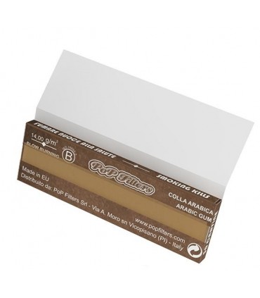 Cartina Classica Corta Pop Filters Arabica conf. da 50 libretti da 50 cartine