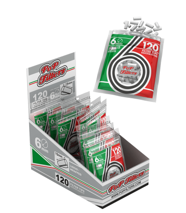 Filtri Pop filters Slim 6mm in Bustina conf.34 pz.