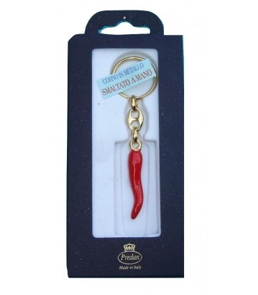 Corno Medio Smaltato a Mano Predan in scatola da regalo