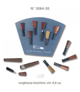 Bocchino in Radica Slim per Sigaro Toscano e Toscanello in Cartella da 6 pz. assortiti