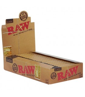 Cartina Corte Raw Natural 1.1/4 conf. 24 libretti da 50 cartine