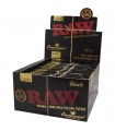 Cartina Raw Natural Black Connoisseur + Filtri in carta conf. 24 libretti