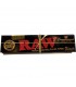 Cartina Raw Natural Black Connoisseur + Filtri in carta conf. 24 libretti