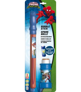 Bacchetta Magica Spider Man 36 cm con Bolle di Sapone