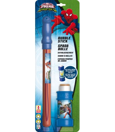 Bacchetta Magica Spider Man 36 cm con Bolle di Sapone