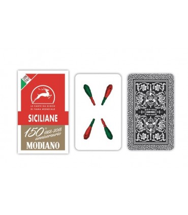 Carte Regionali Modiano Siciliane Rosso