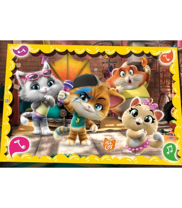 Puzzle Supercolor Clementoni 60 pz. Disney 44 Gatti