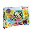 Puzzle Supercolor Clementoni 104 pz. Disney Rapunzel