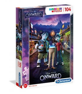 Puzzle Supercolor Clementoni 104 pz. Disney Oneward