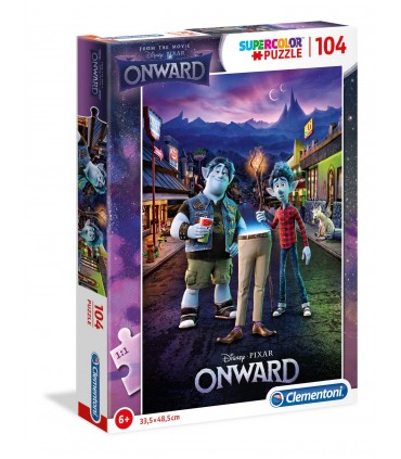 Puzzle Supercolor Clementoni 104 pz. Disney Oneward