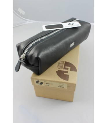 Bustina portatutto in pelle selezionata 