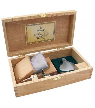 Set per Ostriche Laguiole confezionato in elegante scatola di Legno