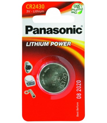 Pila a Bottone Panasonic CR2430 conf. 12 pz.