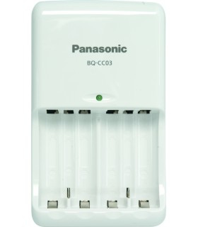Caricabatteria Panasonic con 4 Pile Stilo 1900 mAh