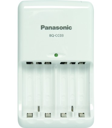 Caricabatteria Panasonic con 4 Pile Stilo 1900 mAh