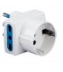 Adattatore Trilo con Schuko Arlux