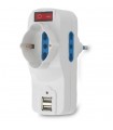 Adattatore Multipresa Arlux con 2 Connesioni USB e Interruttore On/OF