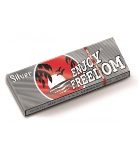 Cartina Enjoy Freedom Silver  corta conf. 100 libretti da 50 cartine