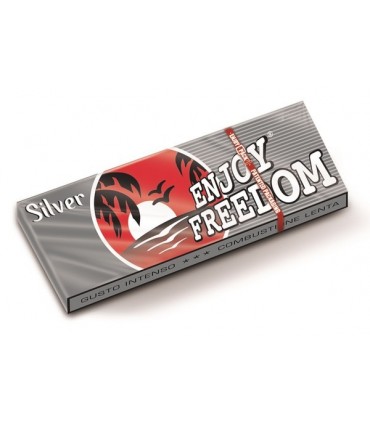 Cartina Enjoy Freedom Silver  corta conf. 100 libretti da 50 cartine
