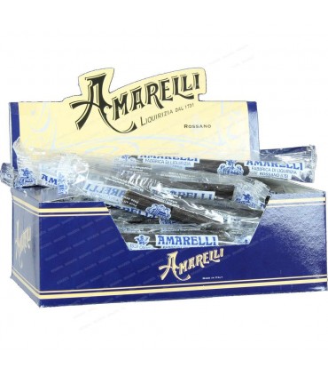 LIQUIRIZIA BASTONI  AMARELLI DA 10GR SCATOLA DA 500 GR