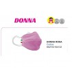 Mascherine Proteggi-Fiato Donna in Cotone 100% Lavabile idrorepellente e Traspirante conf. 10 pz. colore Rosa