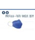 Mascherine Proteggi-Fiato Unisex in Cotone 100% Lavabile idrorepellente e Traspirante conf. 10 pz. colore bluette