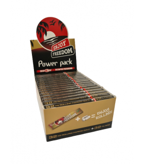 Cartina  Enjoy Freedom Power Pack KS Lunga + Filtro conf. da 32 pz.