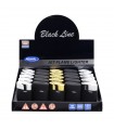 Accendino Atomic Black Turbo Jetflame conf. 25 pz. assortito con 5 fantasie