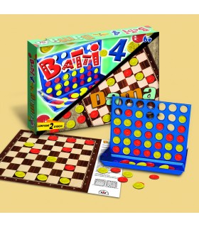 Gioco Batti 4 e Dama 2in1