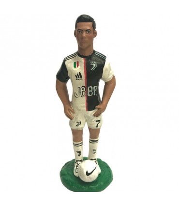 Statua Cristiano Ronaldo H.17 cm Interamente Realizzata a mano