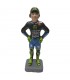 Statuina Valentino Rossi in Terracotta H.17 cm Interamente realizzata a mano