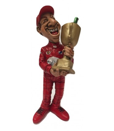 Caricatura Mestieri "Il Pilota Gran Premio"