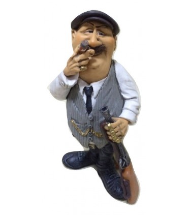 Caricatura Mestieri "Toto il Mafioso" H.15 cm