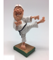 Caricature Mestieri "Karate Arti Marziali" H. 15 cm