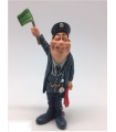 Caricature Mestieri IN RESINA  "Il Ferroviere" H. 15 cm
